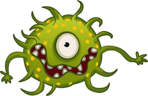 Коронавирус мультяшный