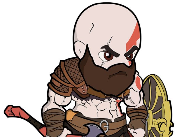 Кратос мультяшно