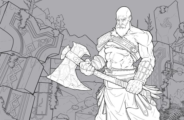 Раскраска год оф вар