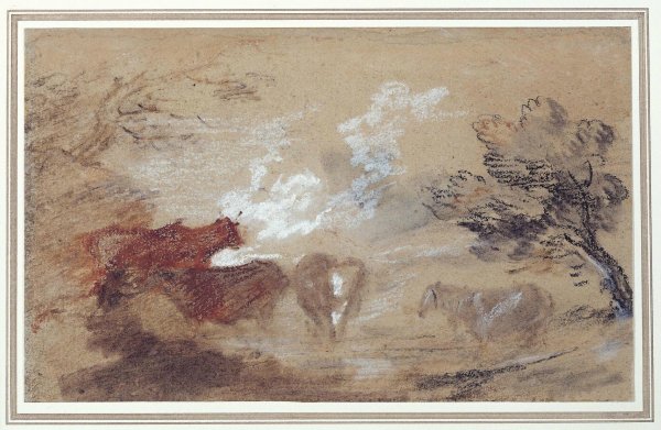 Гейнсборо акварель