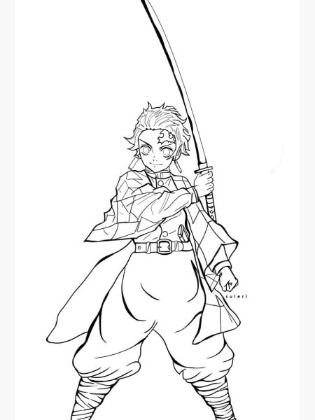 Танджиро Камадо раскраска