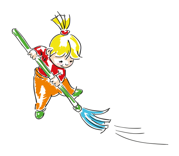 Осенний труд раскраска