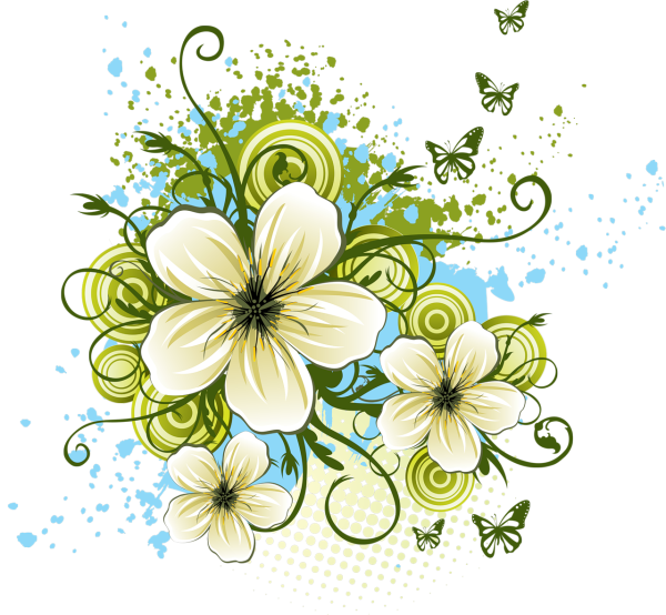 Красивые цветочные узоры