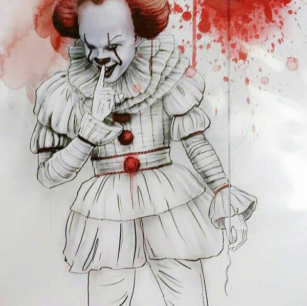 Харли Квинн с клоун ПЕННИВАЙЗ