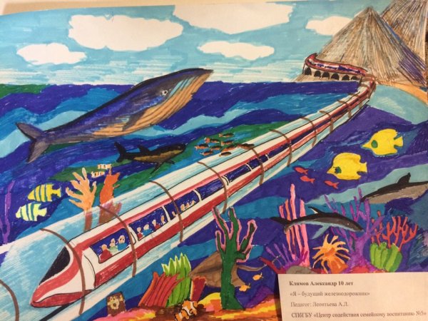 Железная дорога будущего глазами детей