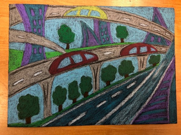 Зарисовка дороги будущего