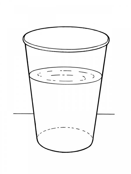 Стакан раскраска