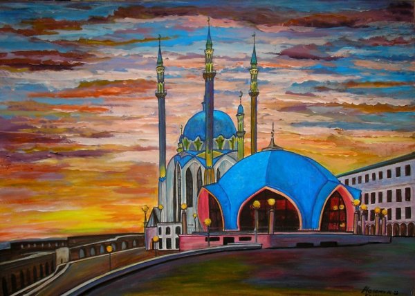 Татарстан кул Шариф рисунок