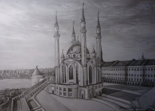 Кул Шариф фасад отмывка