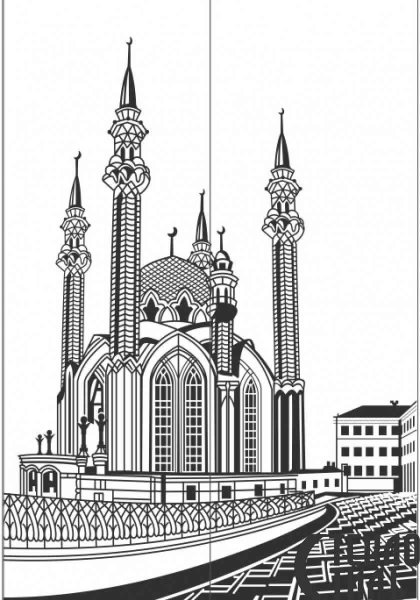 Мечеть кул Шариф картина