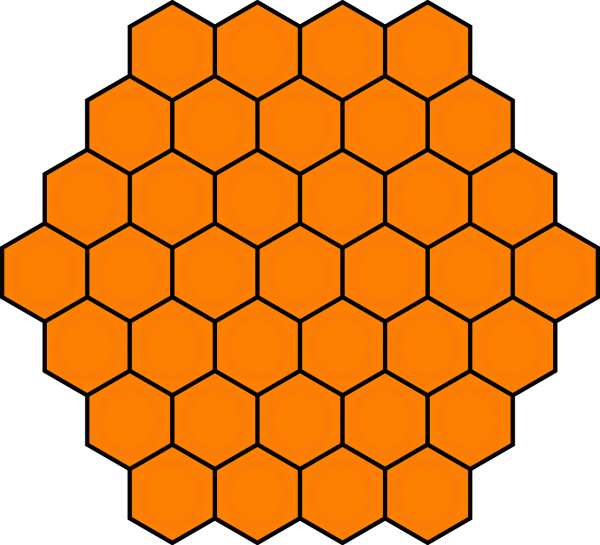 Трафарет соты пчелиные