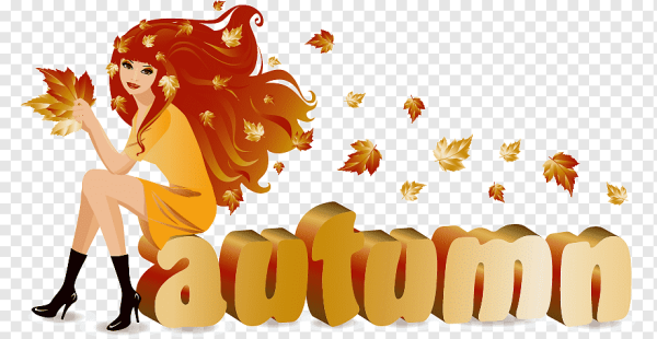 Надпись красавица осень