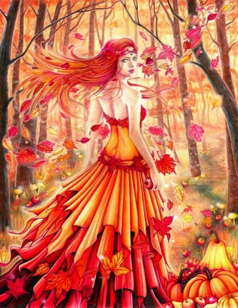 Рут Сандерсон картины Фея осени