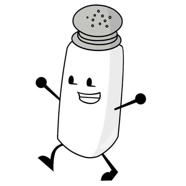 Солонка мультяшная