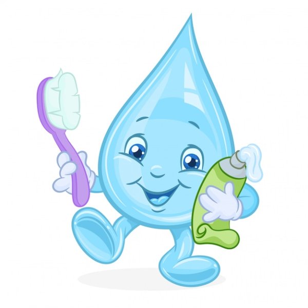 Капельки мультяшные