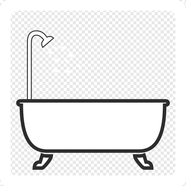 Ванна нарисованная