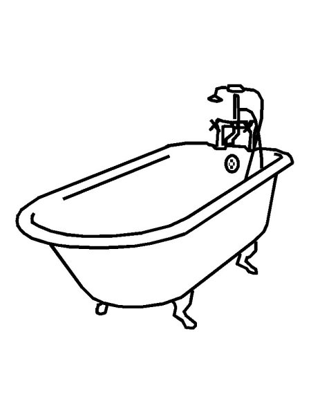 Ванная раскраска