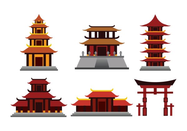 Отмывка японской архитектуры