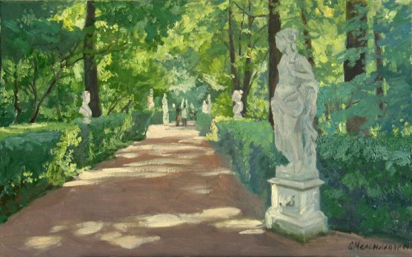 Летний сад в Санкт Петербурге в живописи