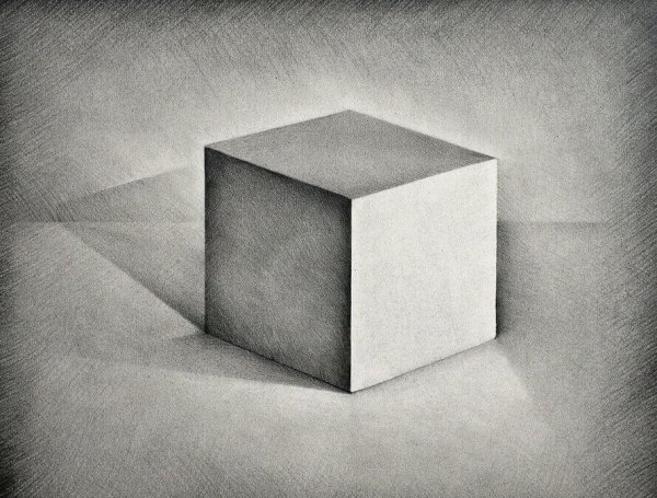 Куб с тенью