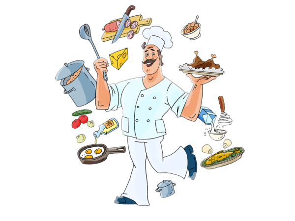 Рисование повар старшая группа