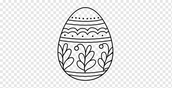 Пасхальное яйцо раскраска для детей