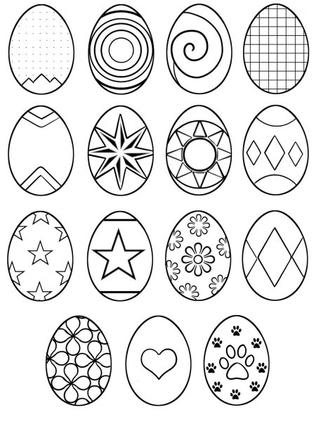 Яйцо Пасхальный узор