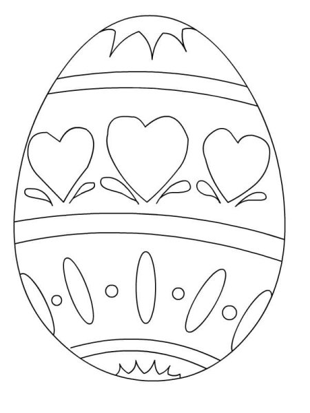 Пасхальные яйца для раскрашивания