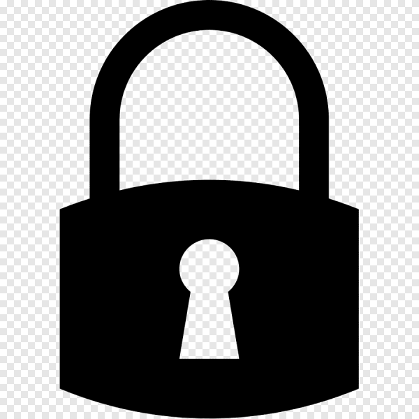 Замок навесной без фона