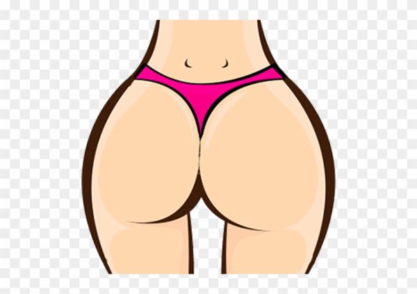 Попка в стрингах рисунок