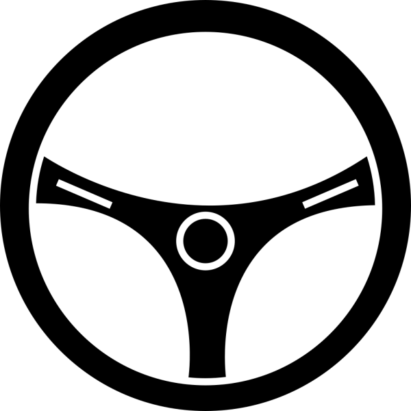 Нарисовать руль автомобиля