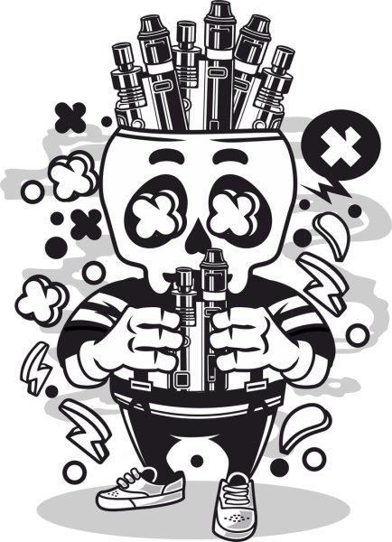 Наклейки вейпинг