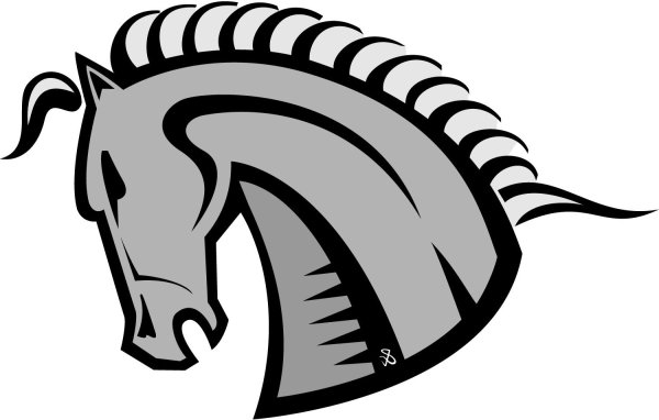 Голова коня в профиль