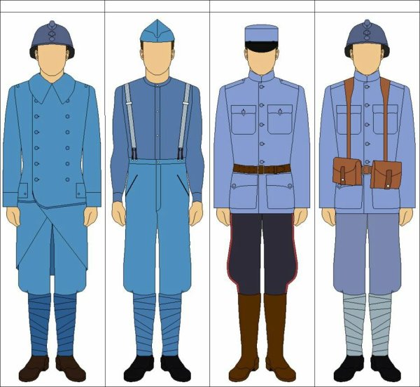 Ww1 French uniform
