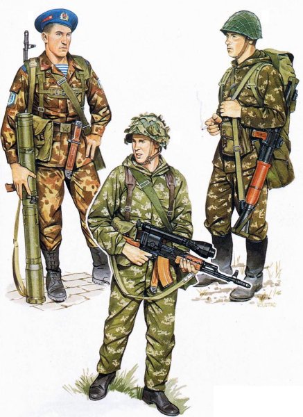 Экипировка солдат Советской армии в Афгане