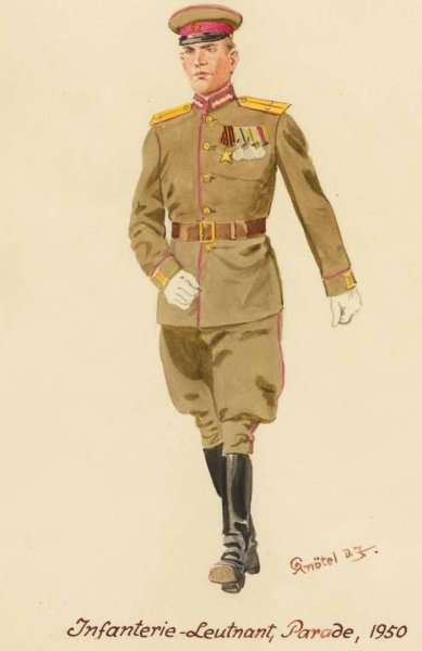 Униформа армии СССР 1950-