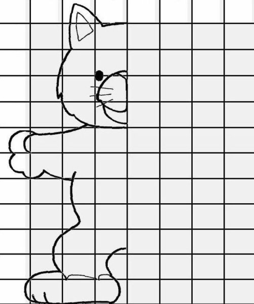 Симметричное рисование по клеткам