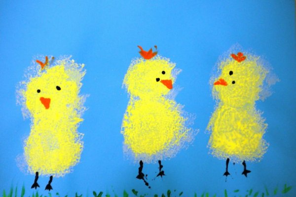 Техника рисования губкой