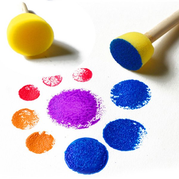 Рисование губкой