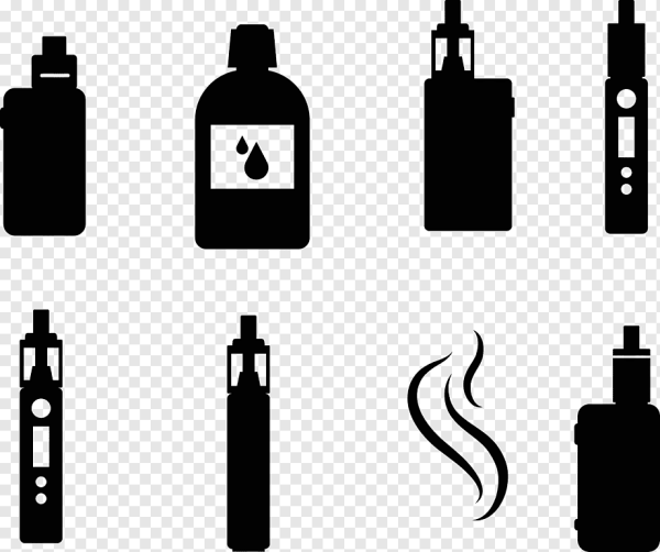 Электронная сигарета силуэт