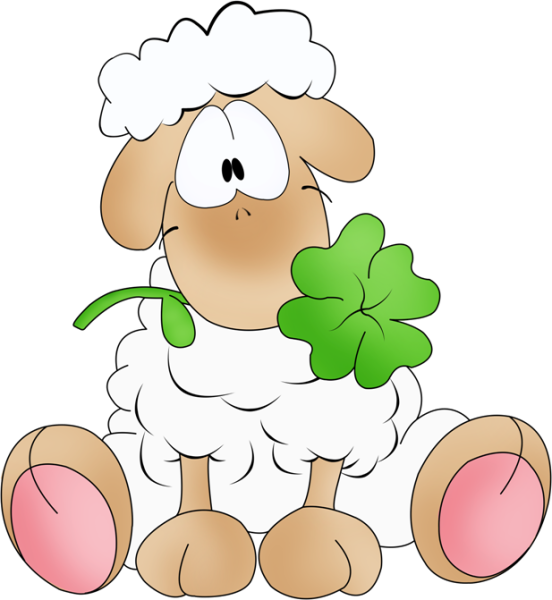 Овца раскраска