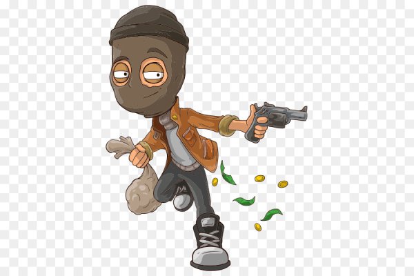 Бандиты нарисованные на прозрачном фоне