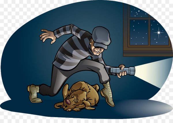 Вор иллюстрация