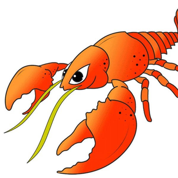 Креветка мультяшная