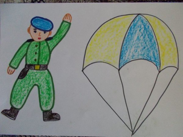 Рисунок на военную тематику