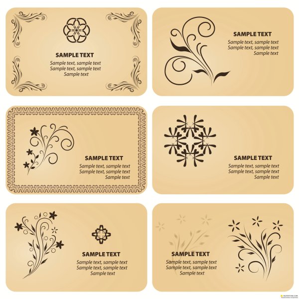 Заготовки для визиток