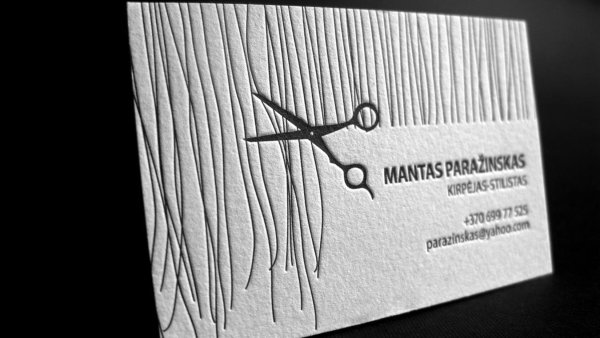 Необычные визитки для парикмахера