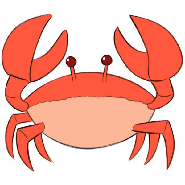 Нарисовать краба
