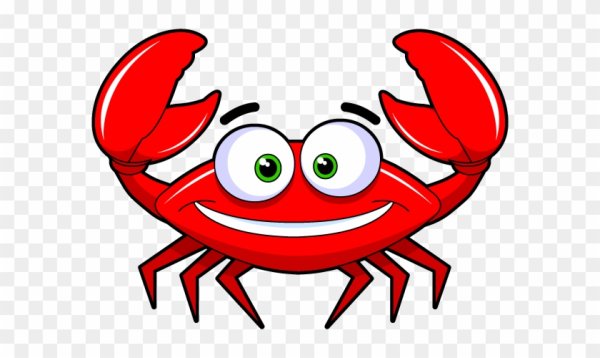 Крабик мультяшный