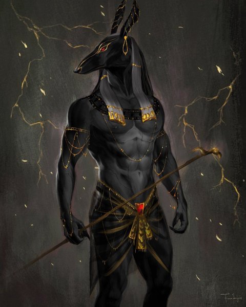 Анубис древнеегипетский древнеегипетский Бог